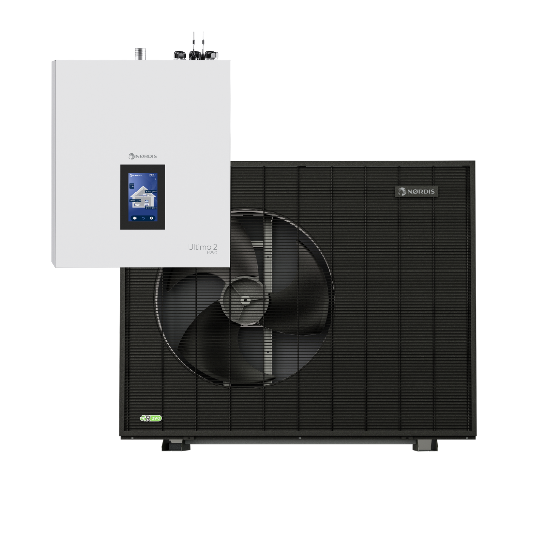 Tepelné čerpadlo NØRDIS ULTIMA 2 – 9 kW (R290, 1-fázové) + Hydrobox (bez TUV)
